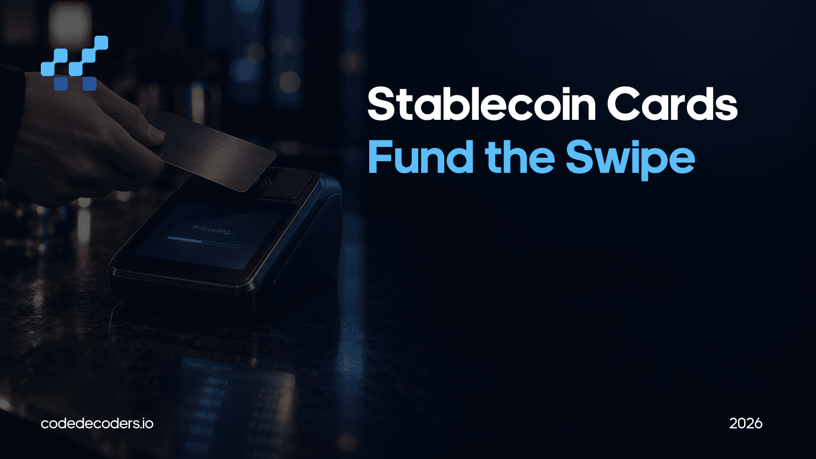 Stablecoin card issuing: funding the authorization in time